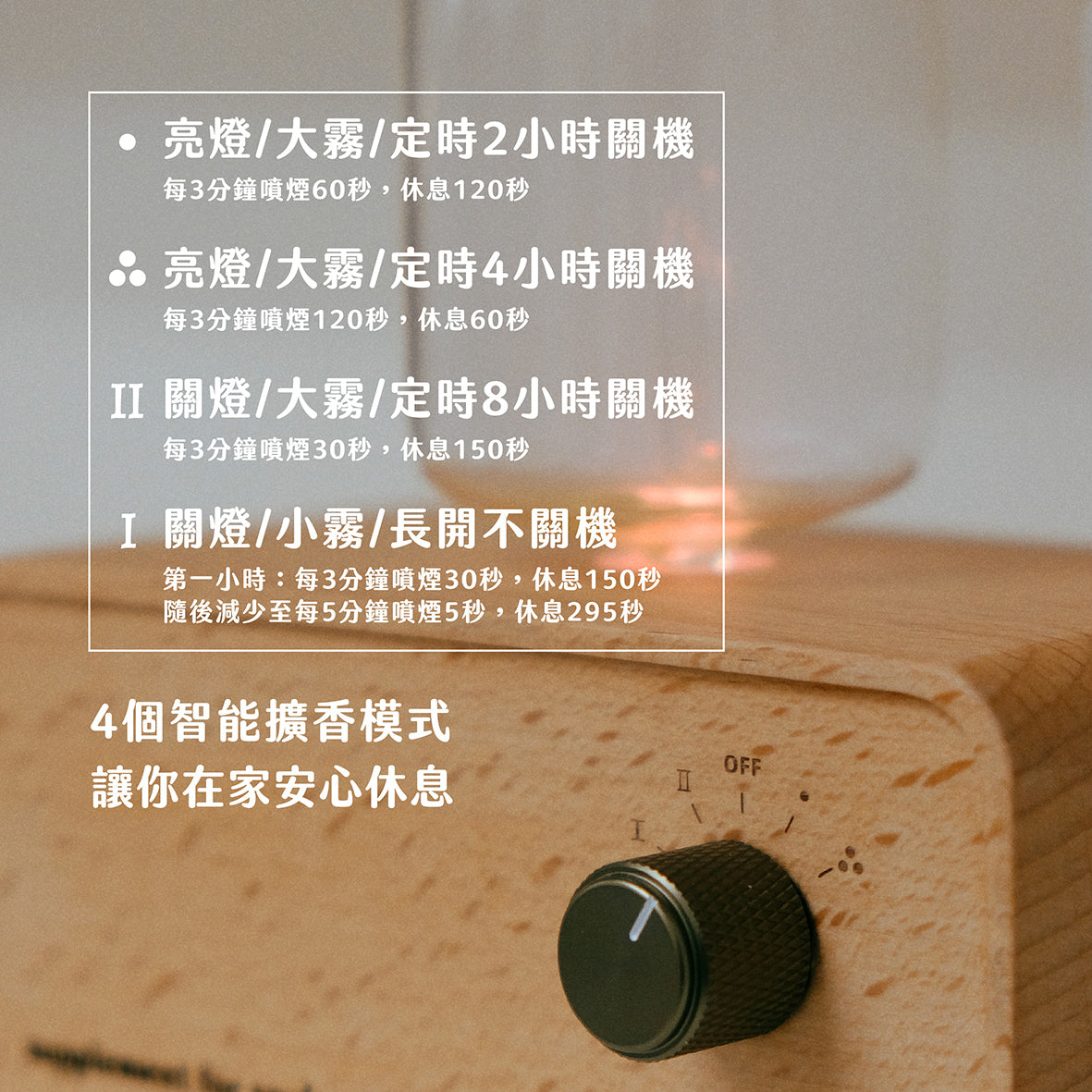 充電式虹吸霧化香薰機 + 任選2支精油套裝