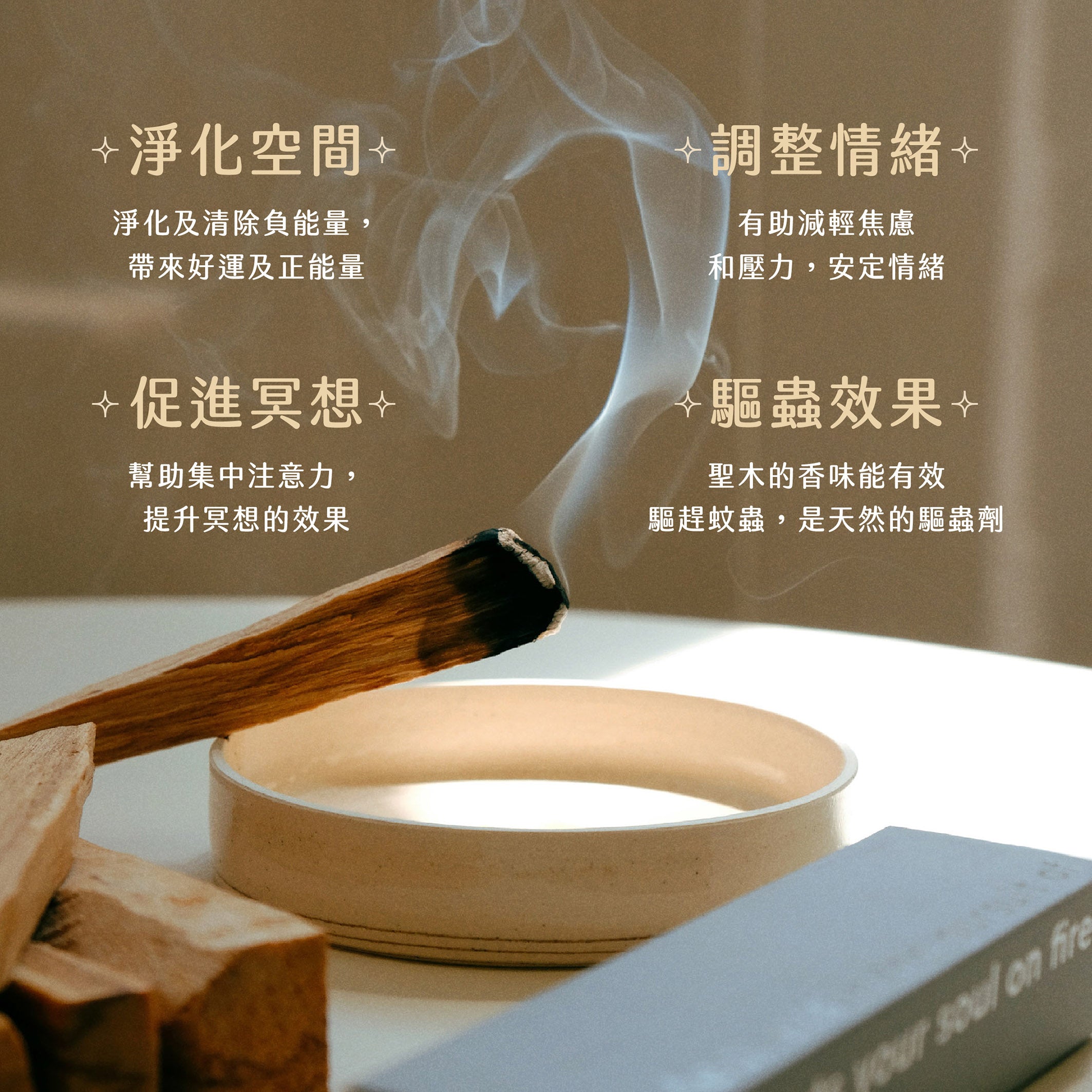 palo santo & long matches pack