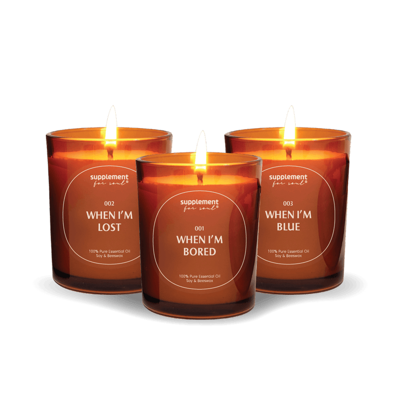 mood-alter candles set - 001 + 002 + 003 - supplement for soul